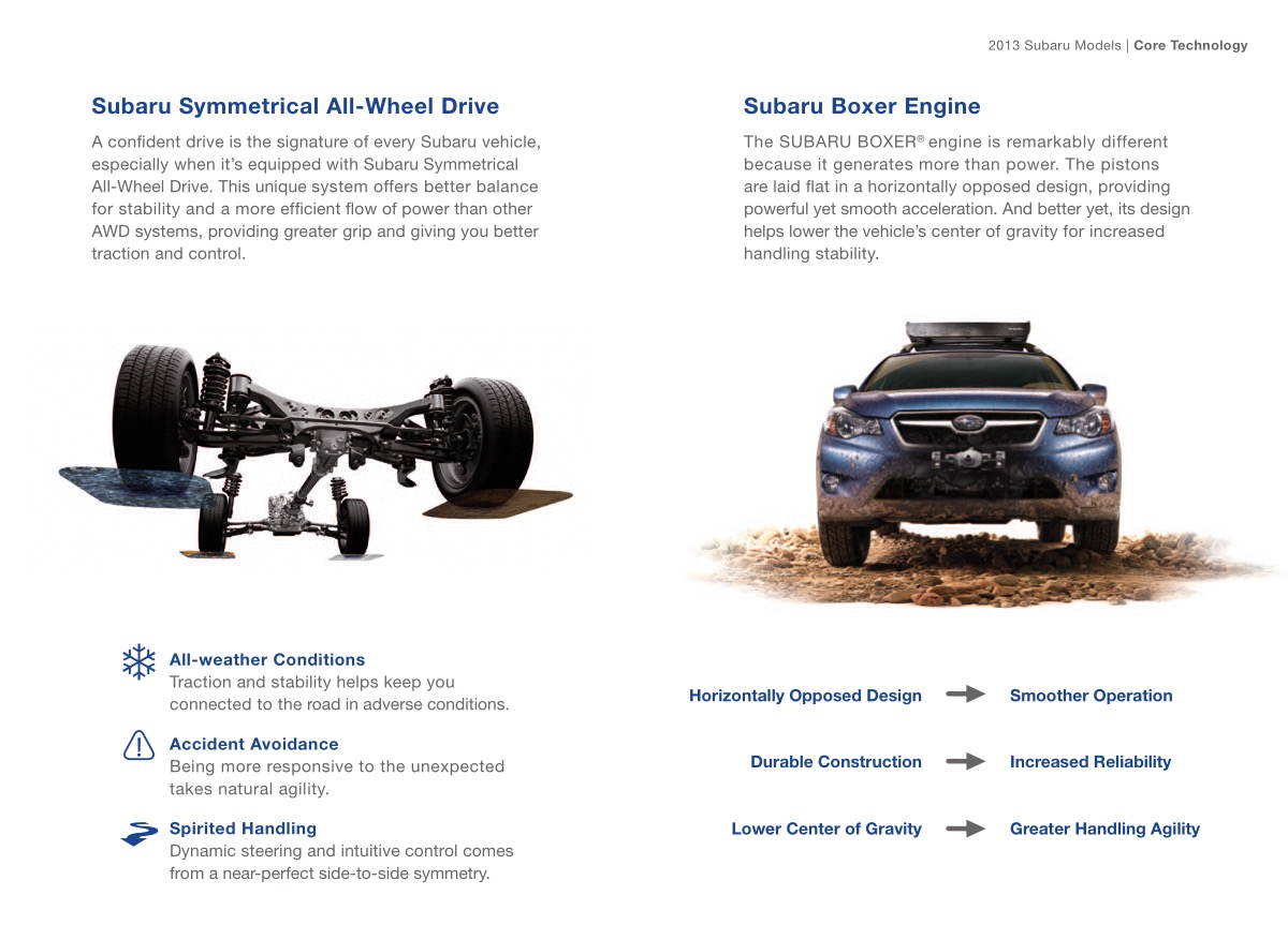 2013 Subaru Brochure Page 22